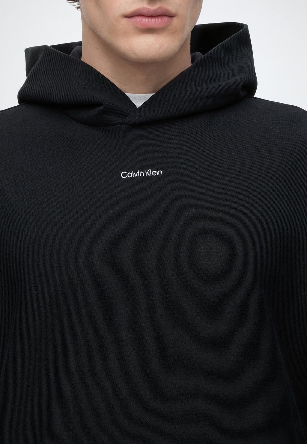 Calvin KleinMICRO LOGO PREMIUM SUEDED TERRY HOODY - Kapuzenpullover