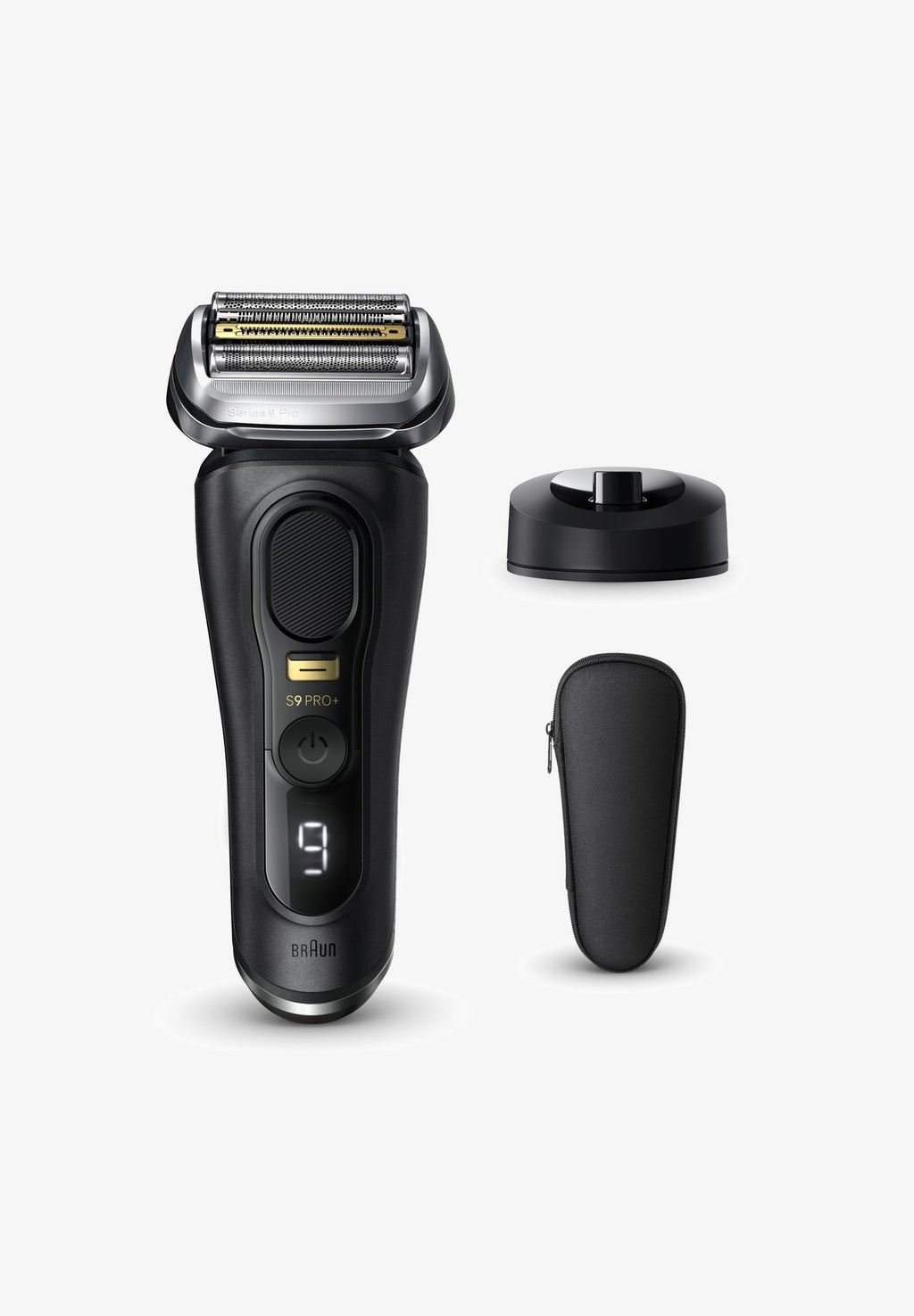 BraunBRAUN ELEKTRISCHER RASIERER - SERIES 9 PRO+ 9510S WET&DRY - BLACK - Rasierapparat