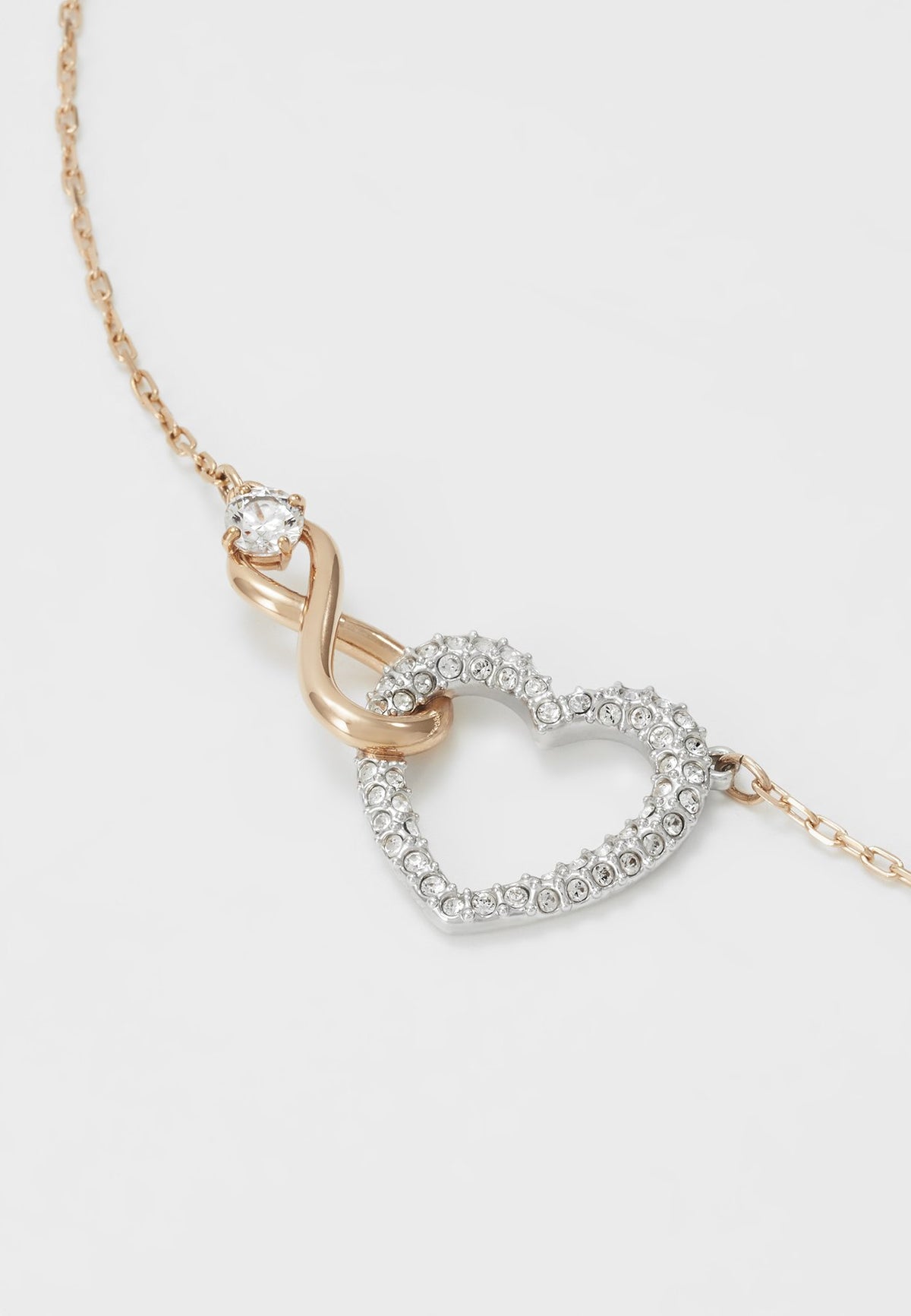 SwarovskiHYPERBOLA NECKLACE INFINITY AND HEART - Halskette