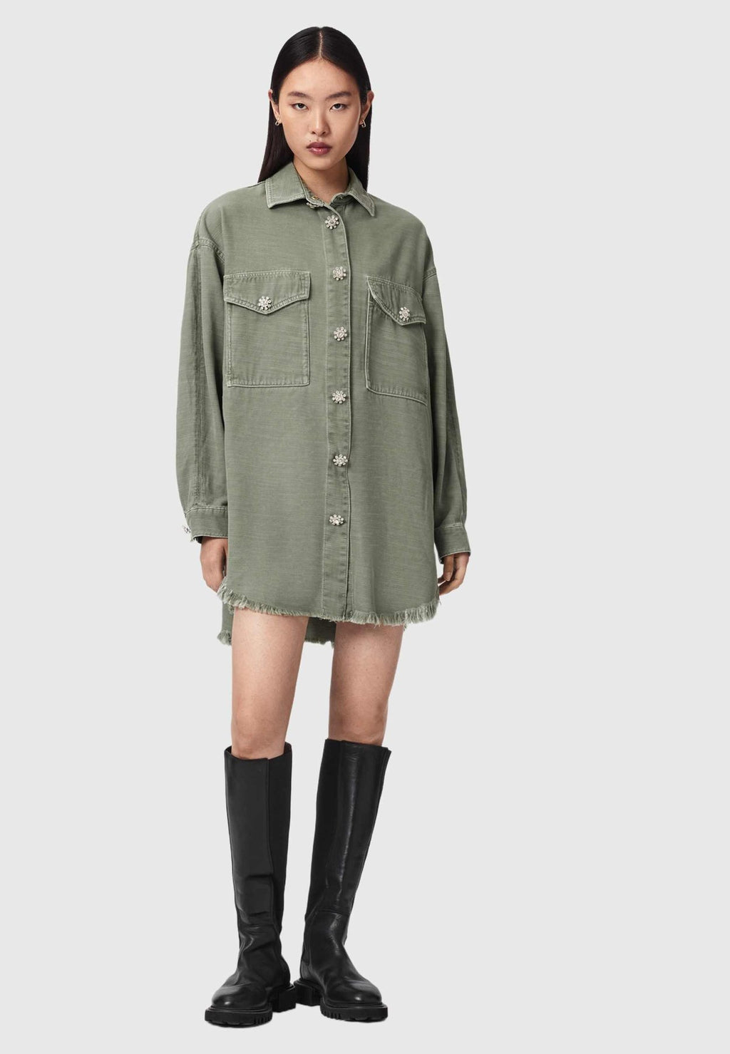 AllSaintsHETTIE SHACKET DRESS . - Jeanskleid