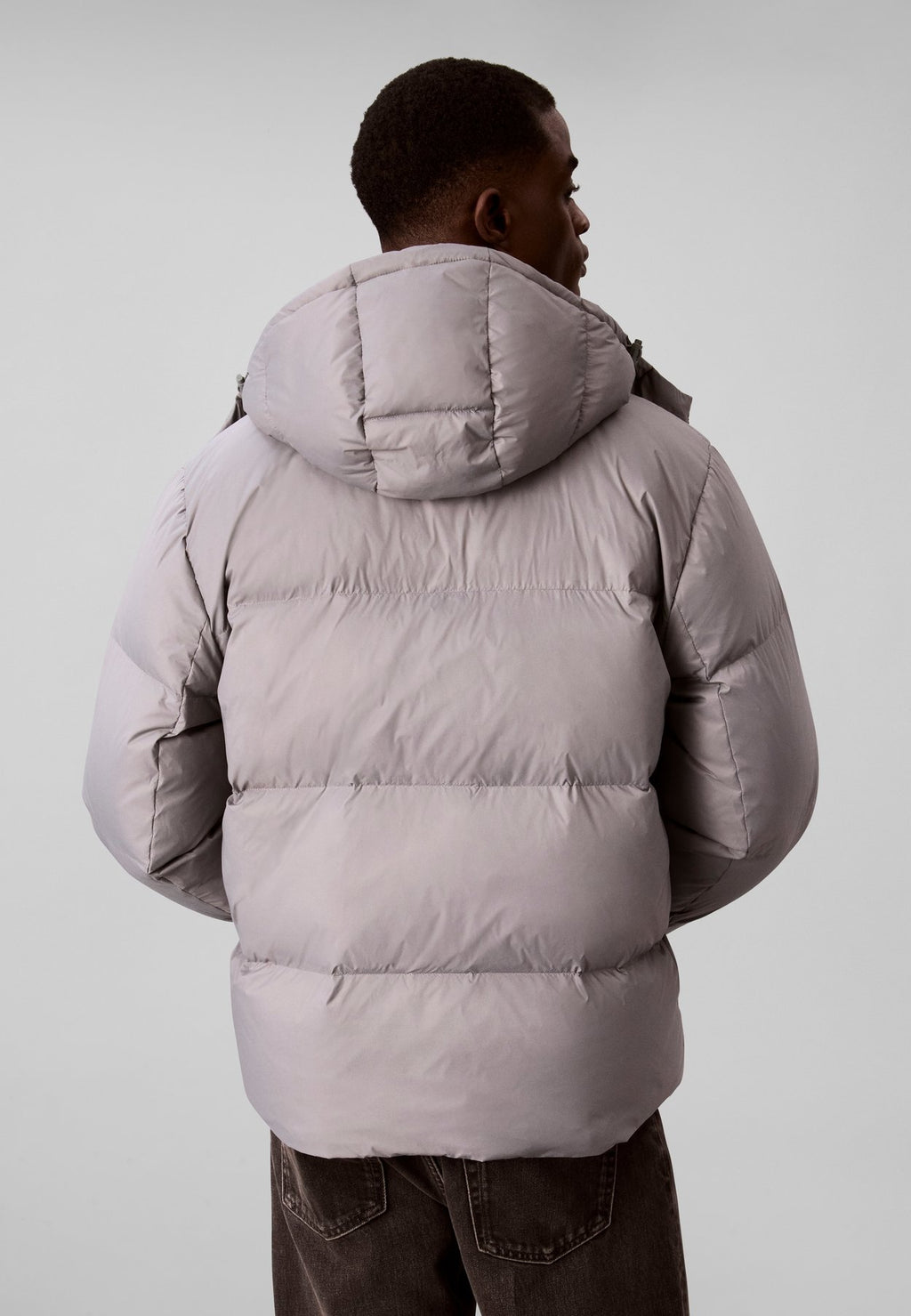Calvin KleinREMOVABLE HOOD LOGO PUFFER JACKET - Daunenjacke
