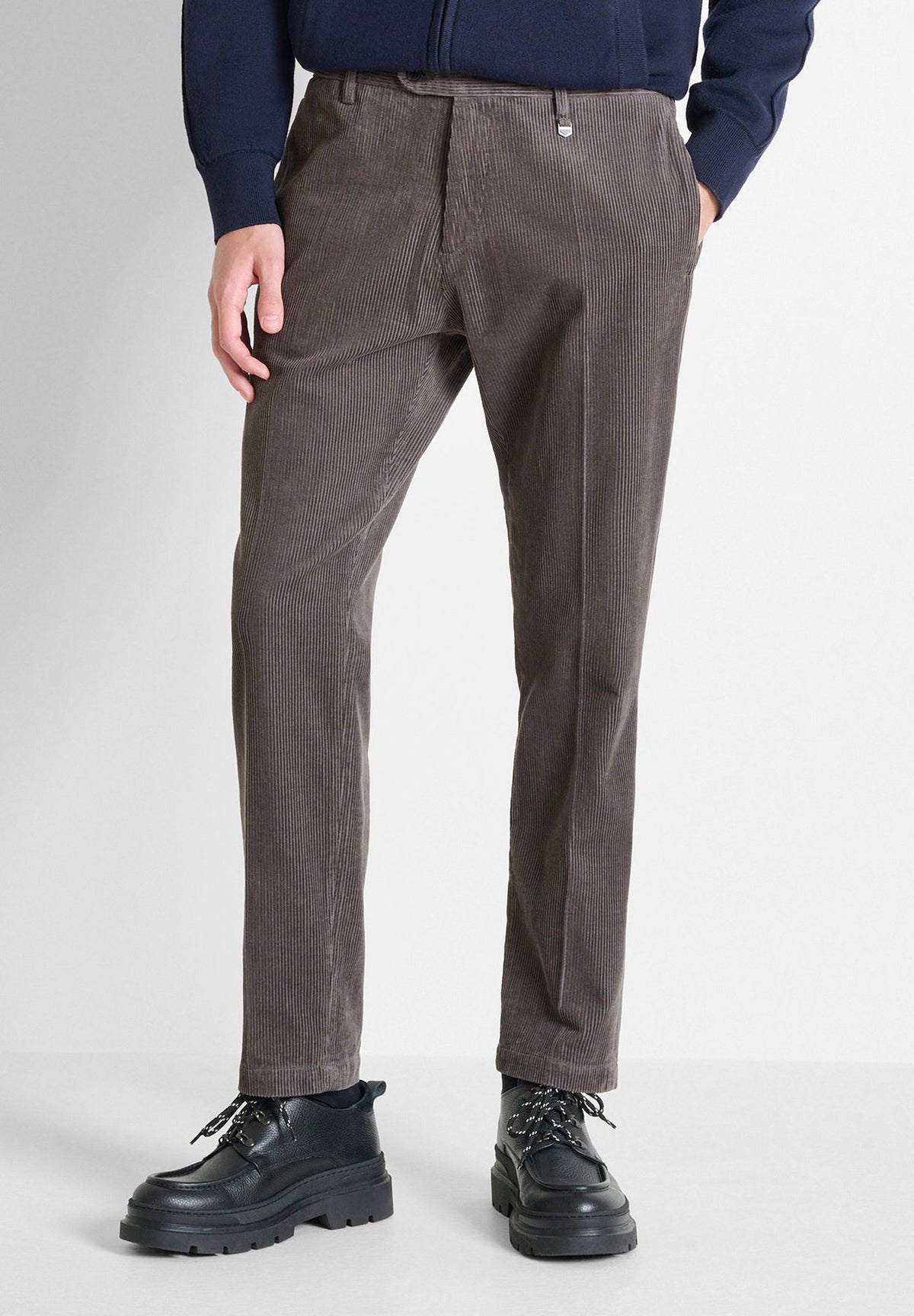 Antony Morato'CHRIS' IRON REGULAR-FIT TROUSERS IN COTTON CORDUROY - Stoffhose
