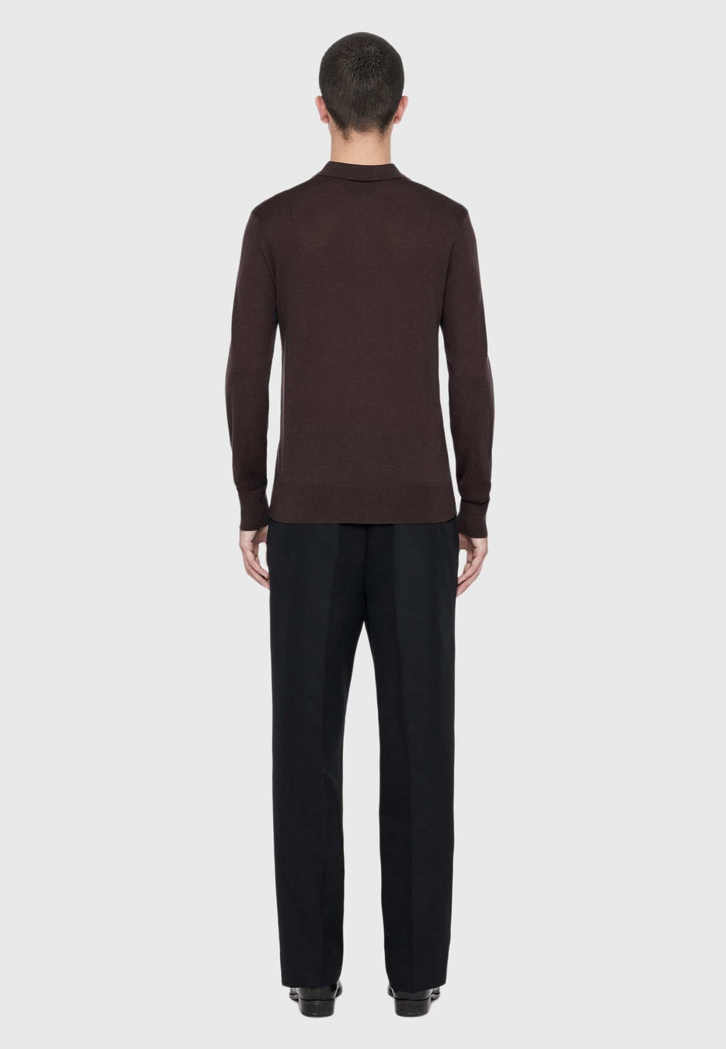AllSaintsMODE MERINO LS POLO - Strickpullover