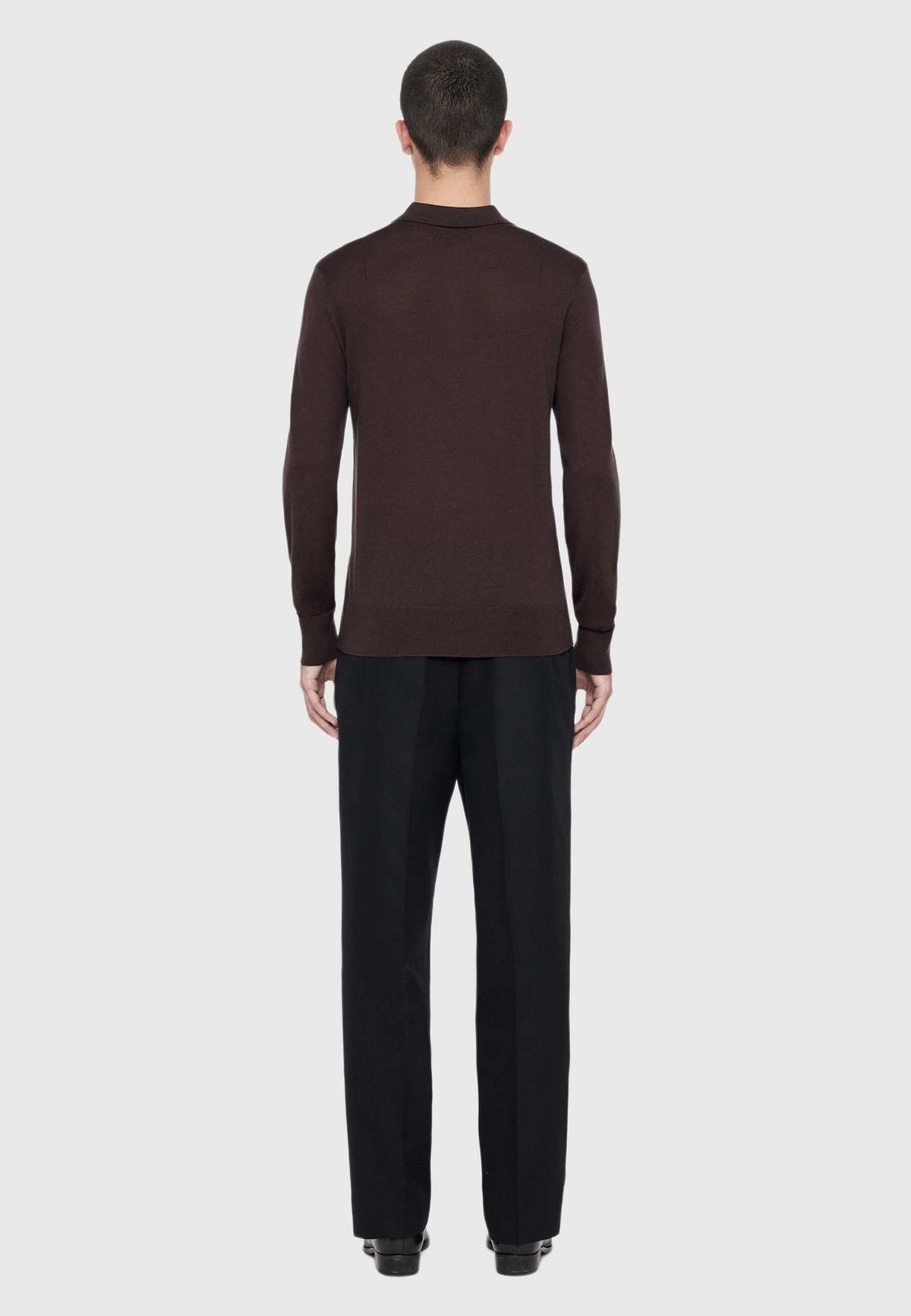 AllSaintsMODE MERINO LS POLO - Strickpullover