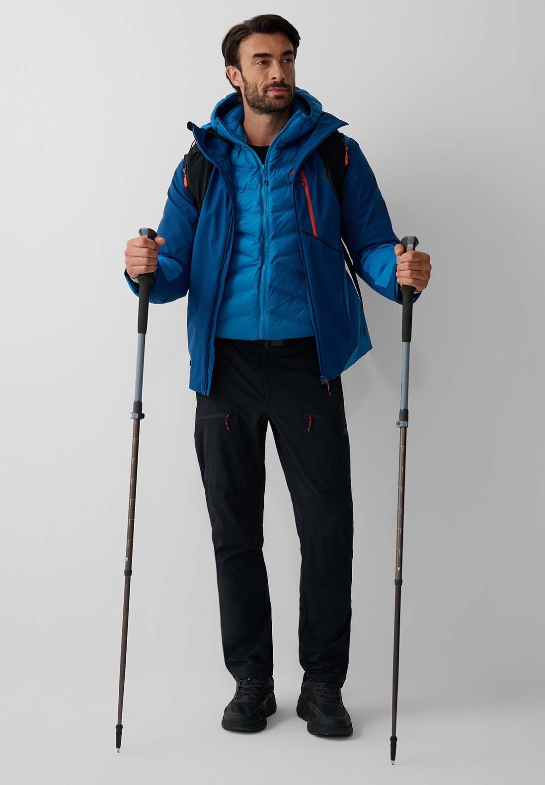 4F4F SPODNIE TREKKINGOWE SZYBKOSCHNĄCE MĘSKIE - Outdoor-Hose
