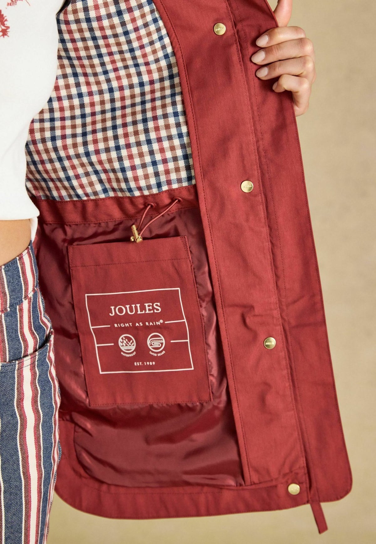 Tom JouleREGULAR FIT - PORTWELL WATERPROOF RAINCOAT WITH HOOD - Parka