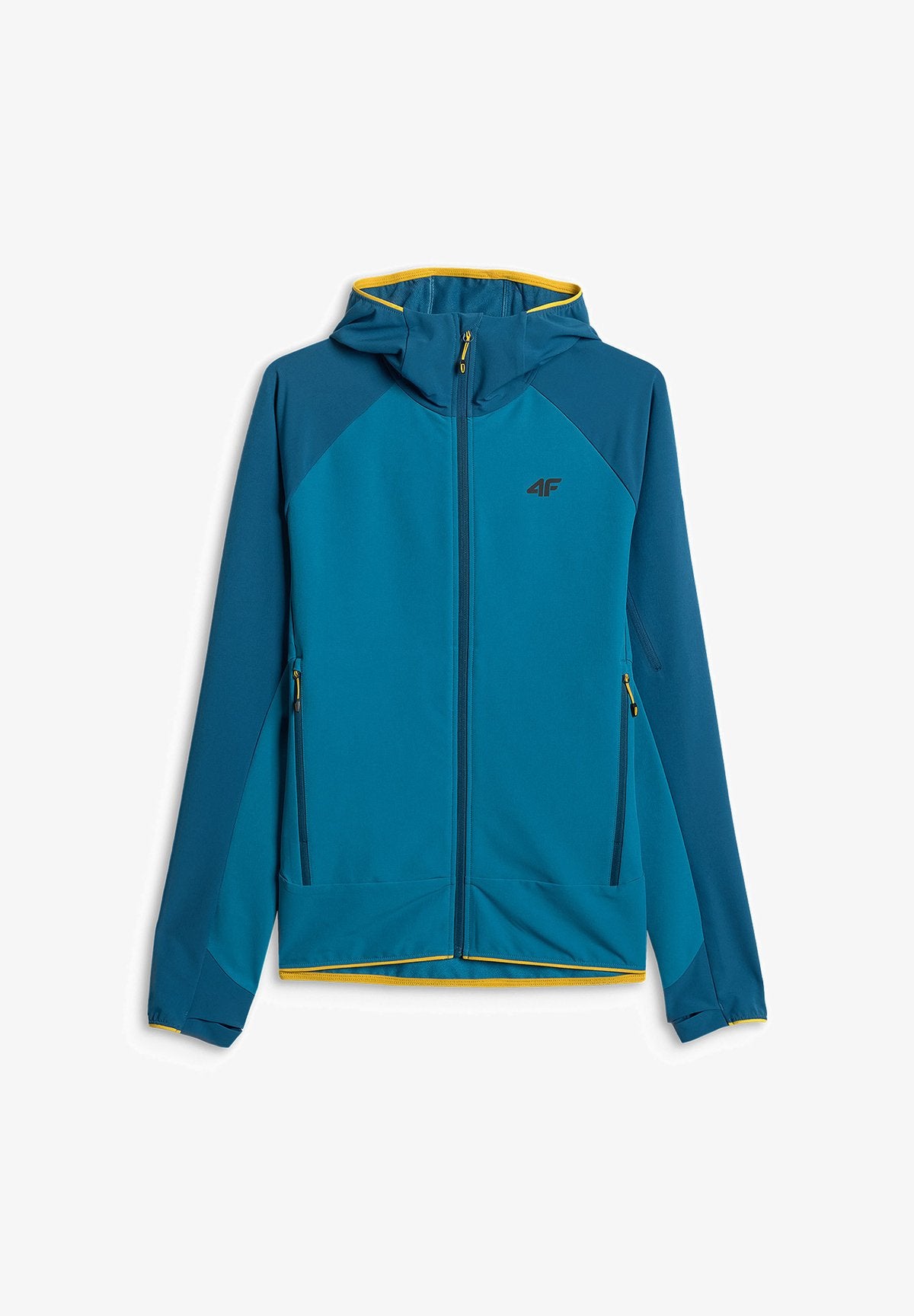 4F4F KURTKA SOFTSHELL WIATROODPORNA MĘSKA - NIEBIESKA XXL - Softshelljacke
