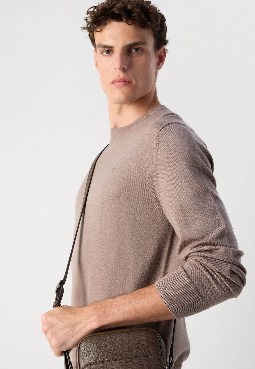 Calvin KleinMERINO WOOL CLASSIC JUMPER - Strickpullover