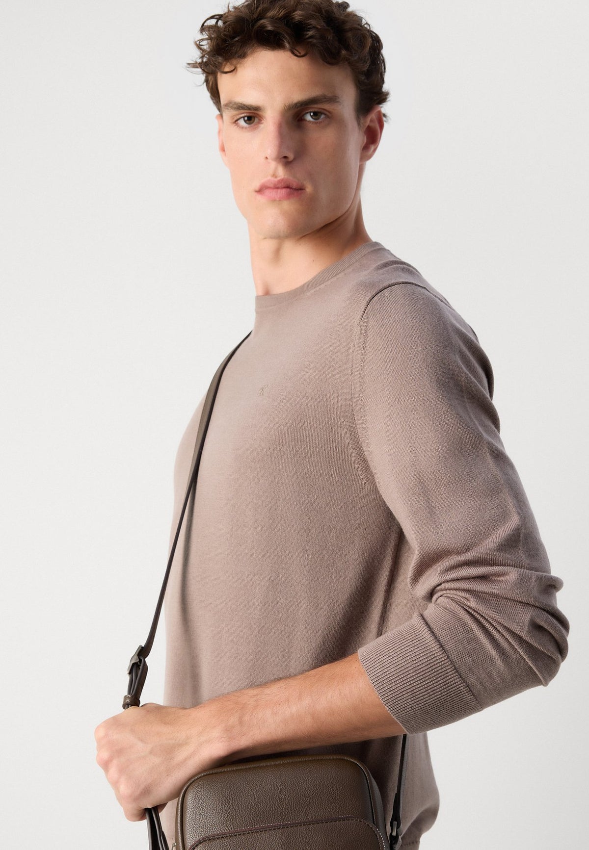 Calvin KleinMERINO WOOL CLASSIC JUMPER - Strickpullover