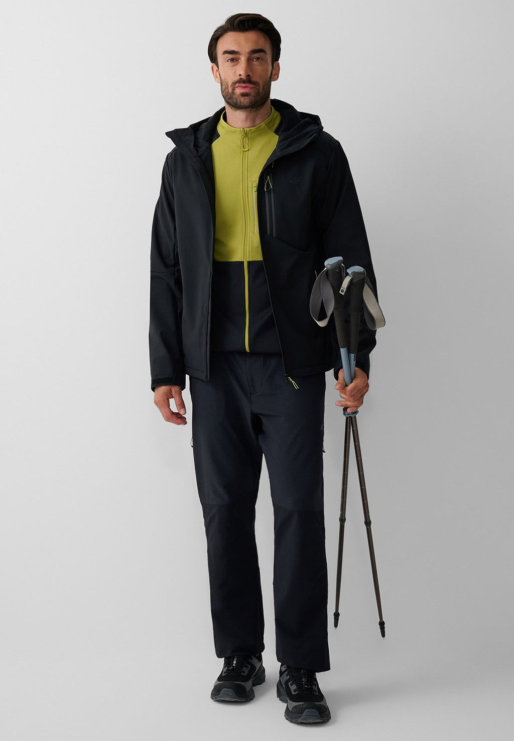 4FKURTKA SOFTSHELL WIATROODPORNA MEMBRANA 8000 MĘSKA - Softshelljacke