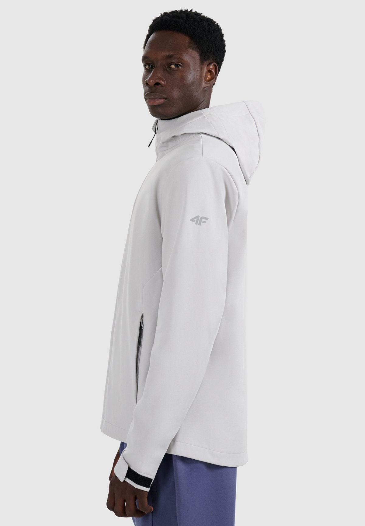 4F4F KURTKA SOFTSHELL WIATROODPORNA MEMBRANA 5000 MĘSKA - Softshelljacke