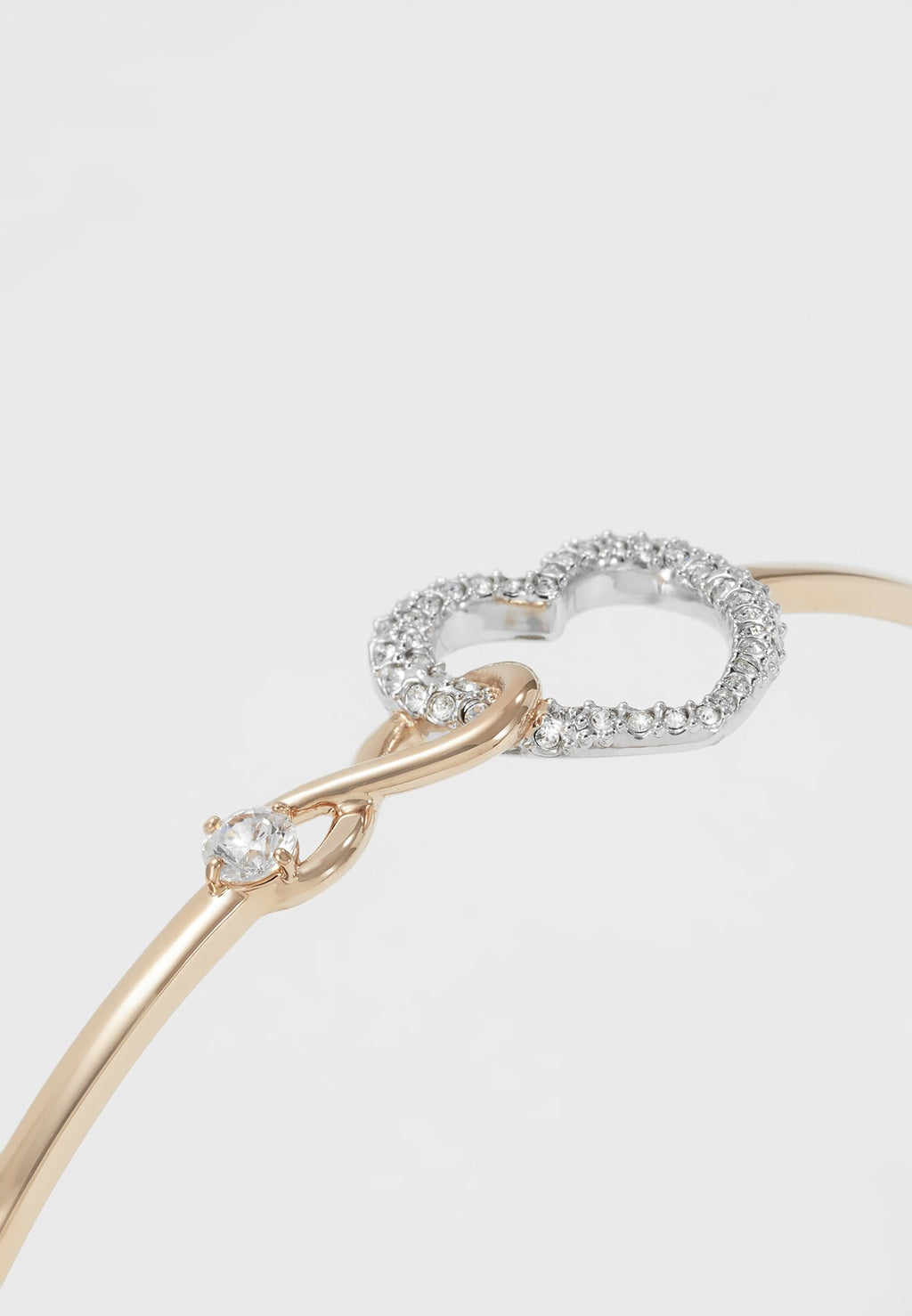SwarovskiHYPERBOLA BANGLE INFINITY AND HEART - Armband