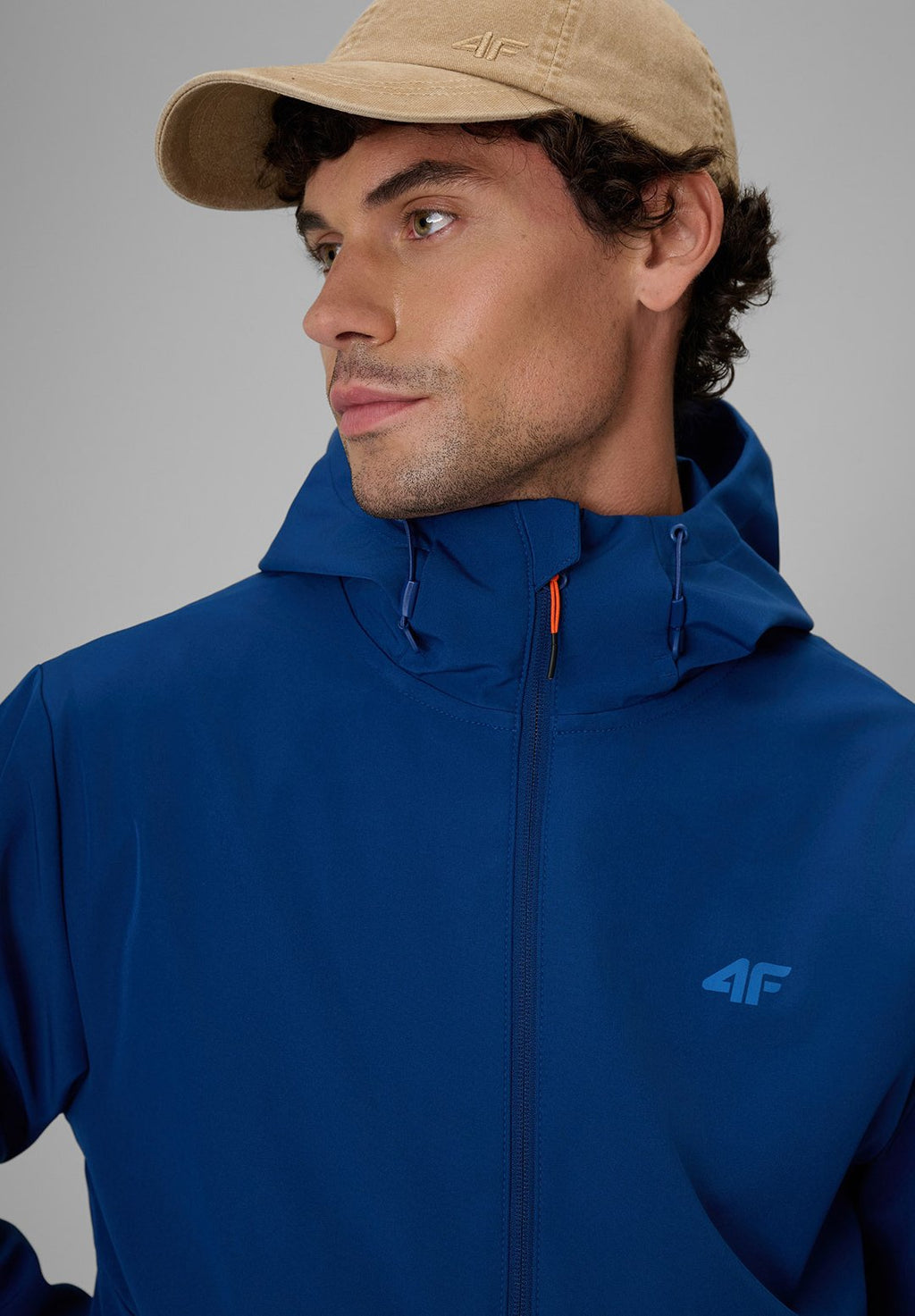 4F4F KURTKA SOFTSHELL WIATROODPORNA MEMBRANA 5000 MĘSKA - Softshelljacke
