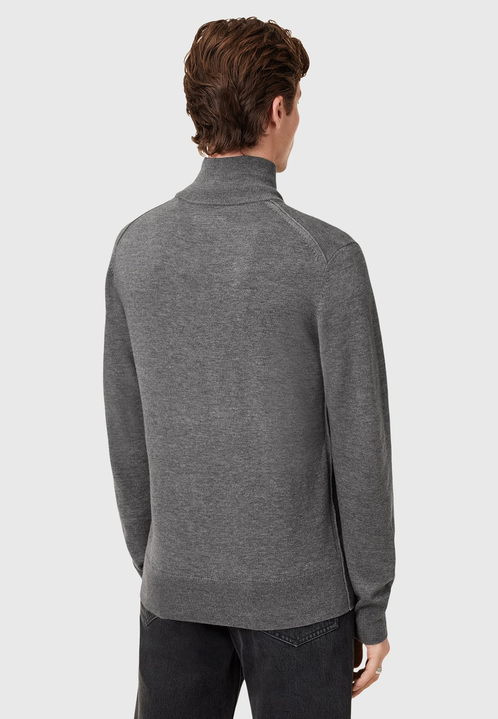 AllSaintsKILBURN ZIP FUNNEL - Strickpullover