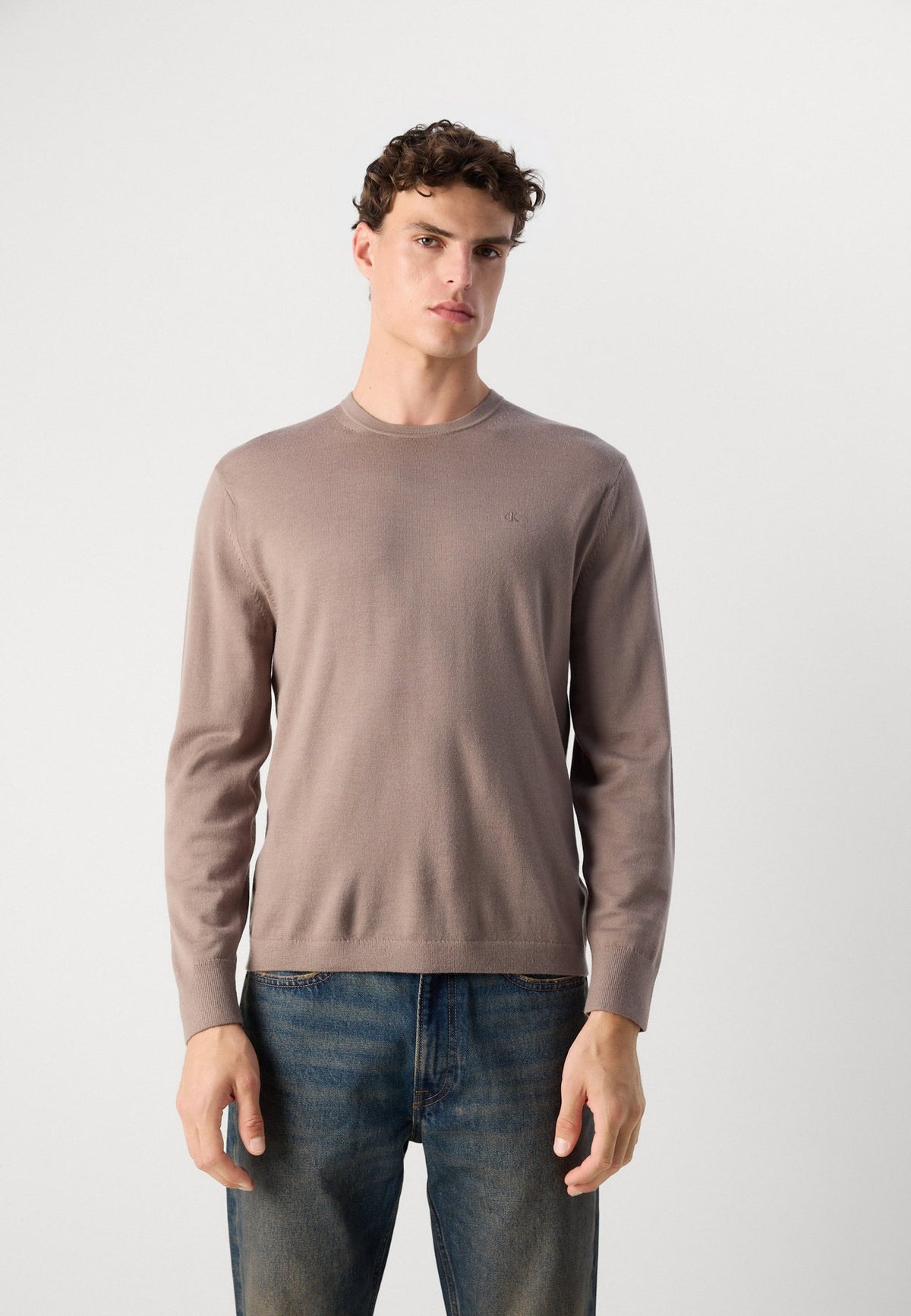 Calvin KleinMERINO WOOL CLASSIC JUMPER - Strickpullover