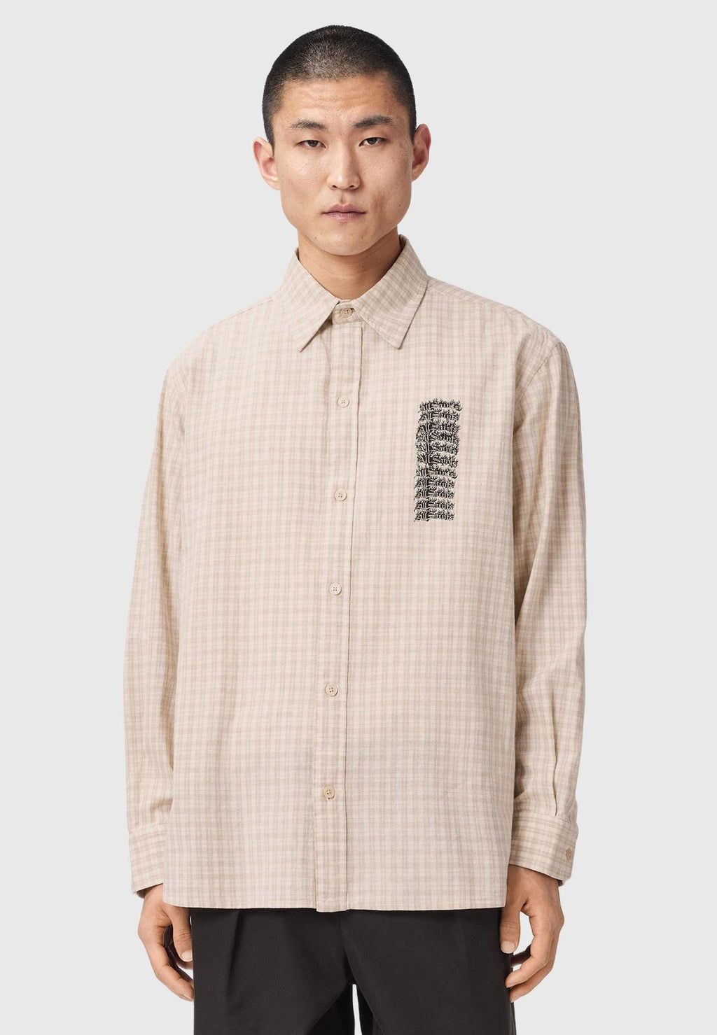 AllSaintsREPEATER LS SHIRT . - Hemd