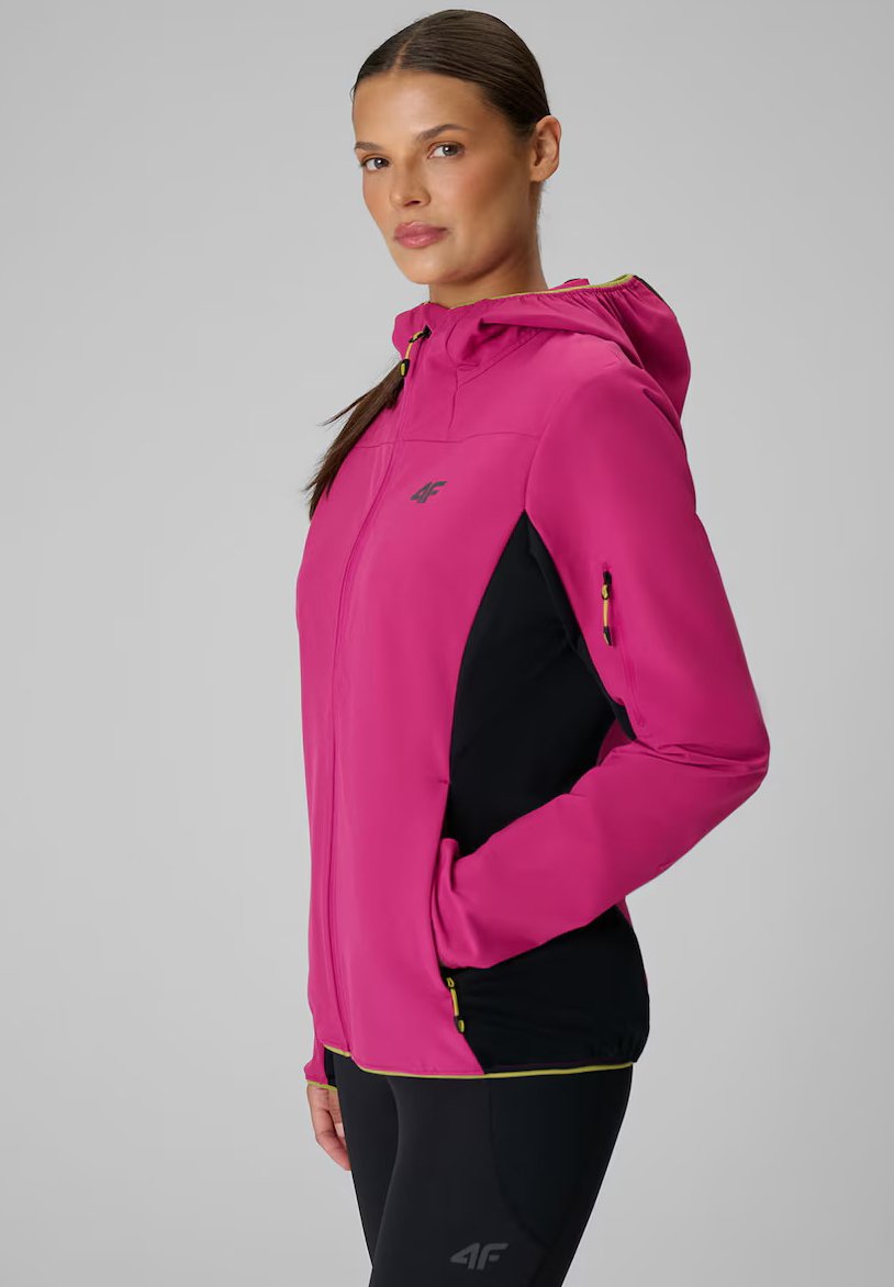 4F4F KURTKA SOFTSHELL WIATROODPORNA DAMSKA - Softshelljacke