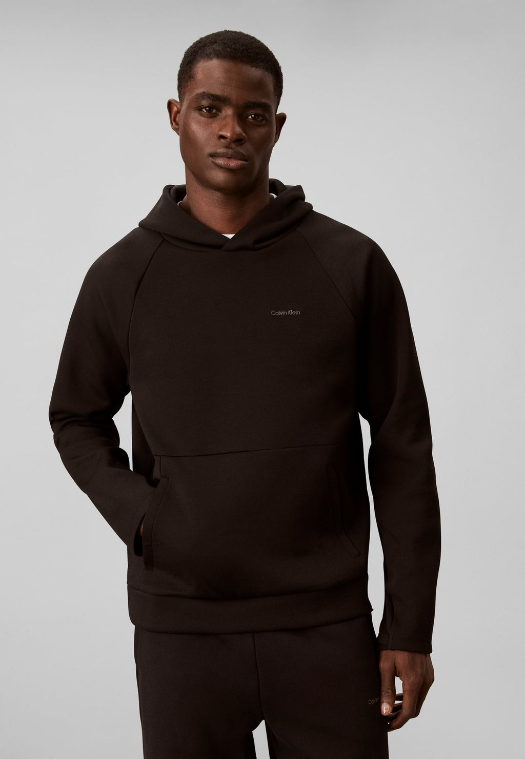 Calvin KleinPERFORMANCE DOUBLE-KNIT HOODIE - Kapuzenpullover