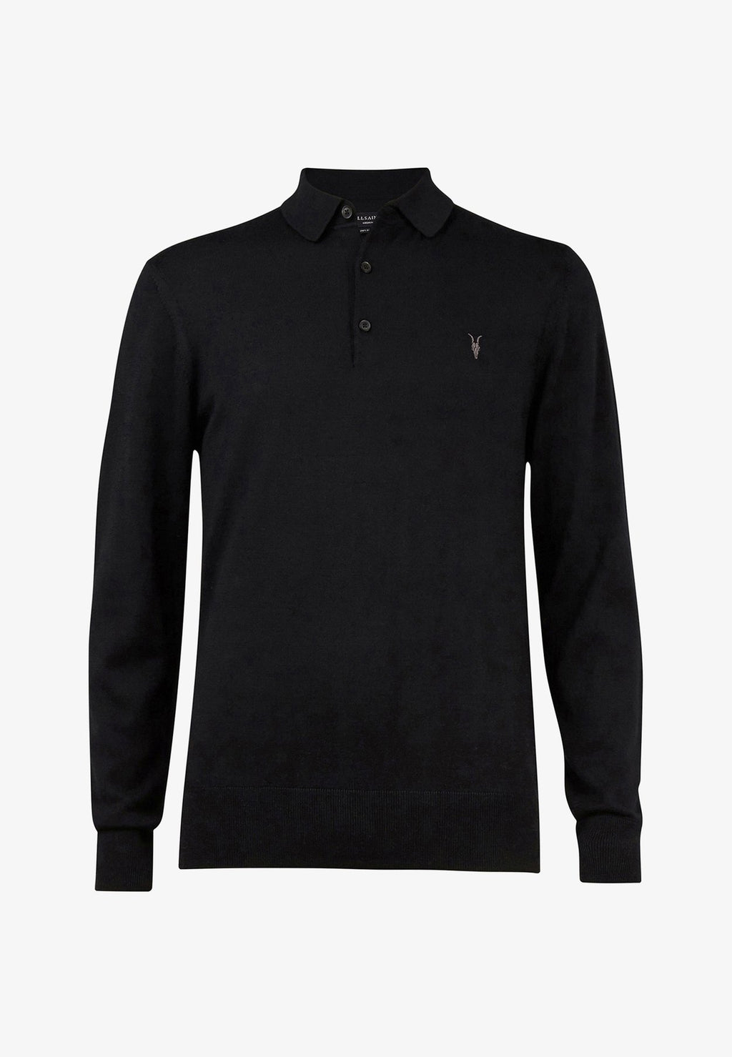 AllSaintsMODE MERINO LS POLO - Strickpullover
