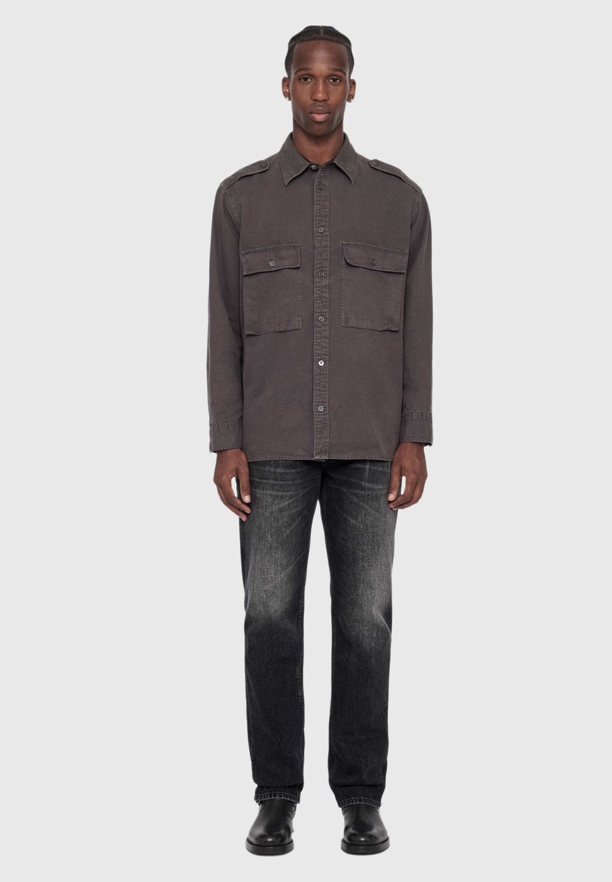 AllSaintsHART LS SHIRT . - Leichte Jacke