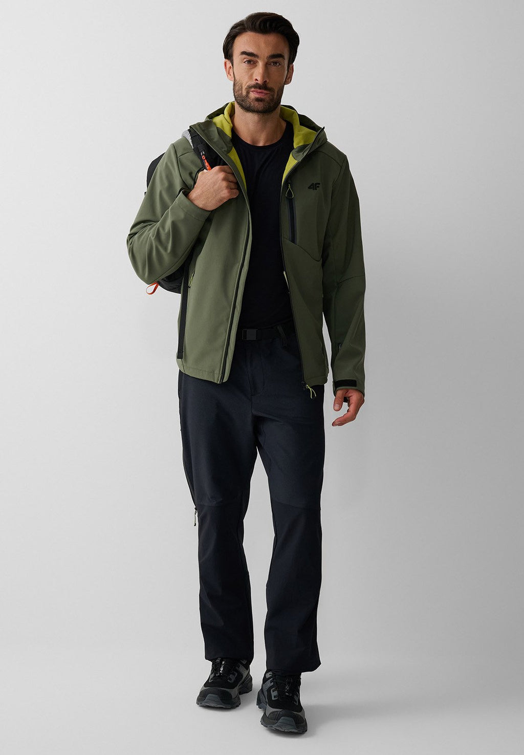 4FKURTKA SOFTSHELL WIATROODPORNA MEMBRANA 8000 MĘSKA - Softshelljacke