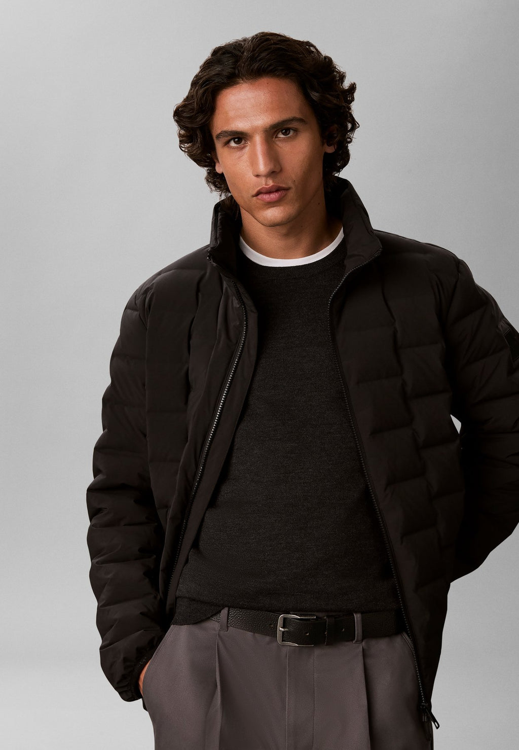 Calvin KleinQUILTED FUNNEL NECK PUFFER JACKET - Daunenjacke