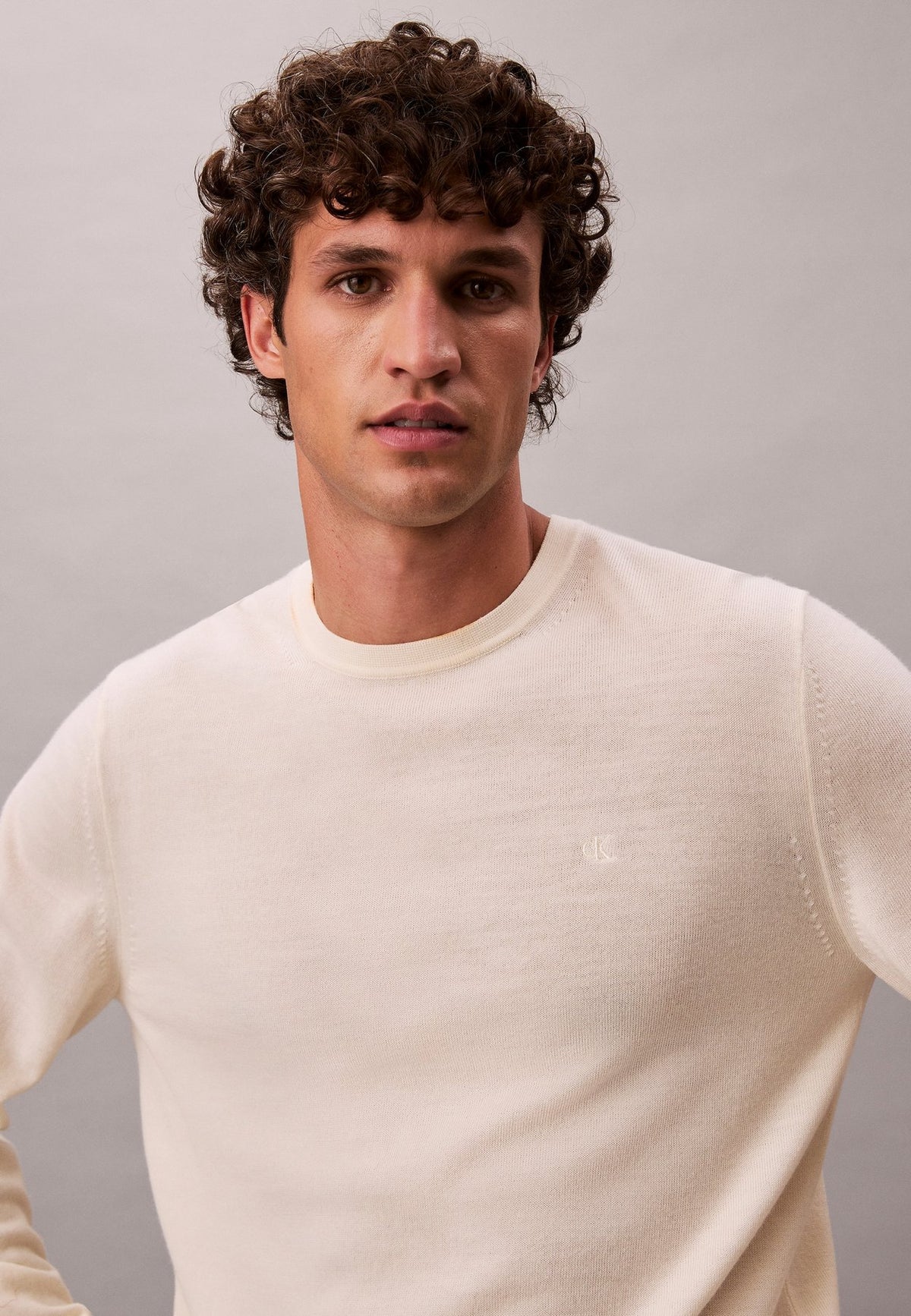 Calvin KleinMERINO WOOL CLASSIC JUMPER - Strickpullover