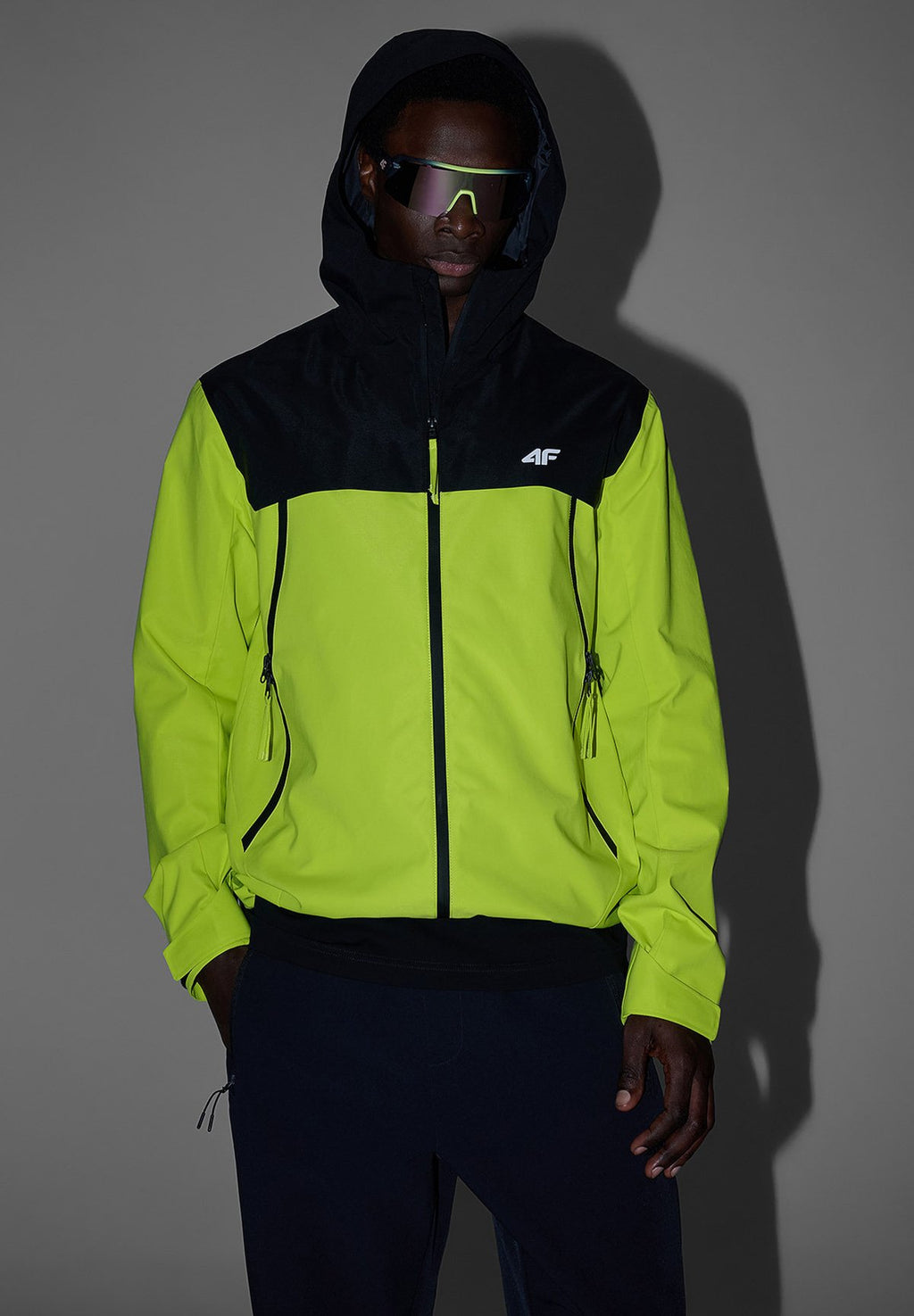 4F4F KURTKA PRZEJŚCIOWA MEMBRANA 5000 MĘSKA - Outdoorjacke