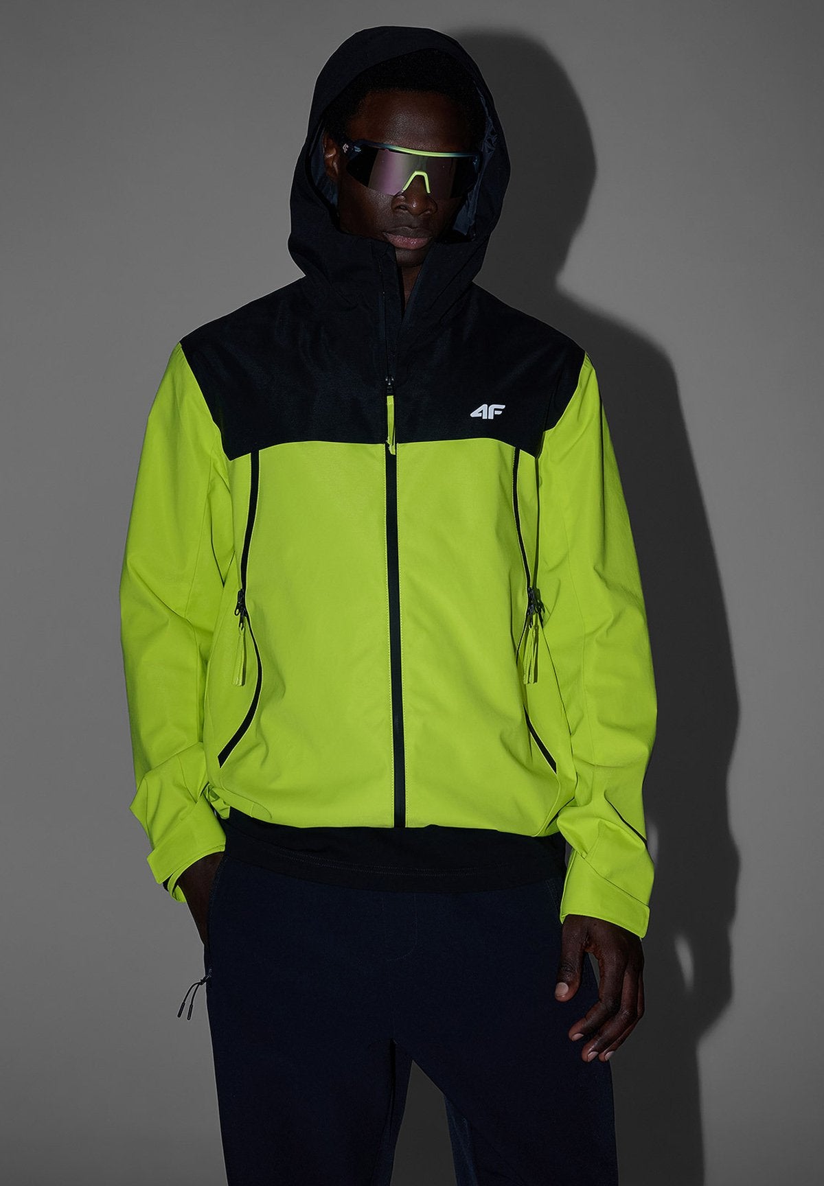 4F4F KURTKA PRZEJŚCIOWA MEMBRANA 5000 MĘSKA - Outdoorjacke