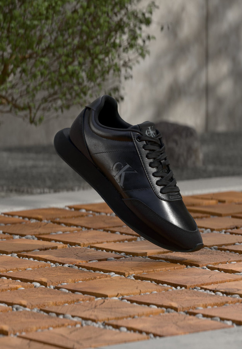 Calvin KleinRETRO RUNNER ESS LTH-SUE - Sneaker low