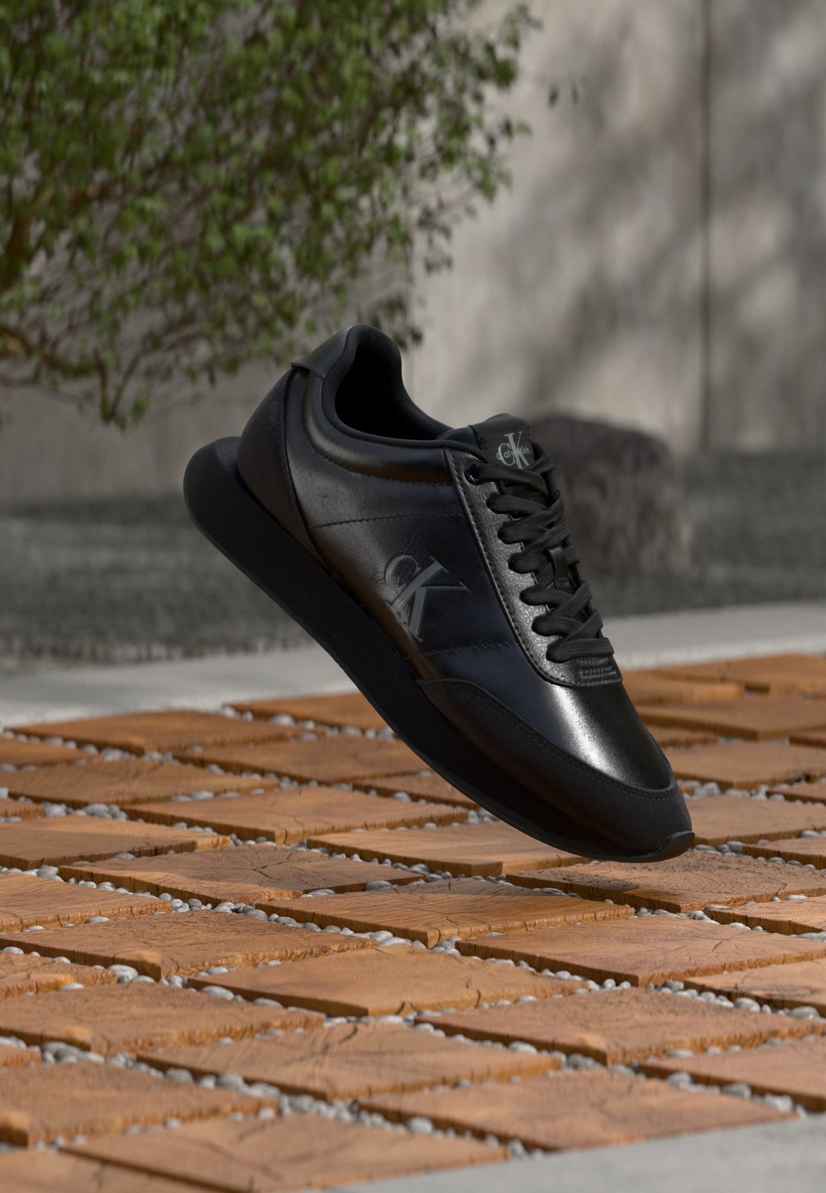 Calvin KleinRETRO RUNNER ESS LTH-SUE - Sneaker low