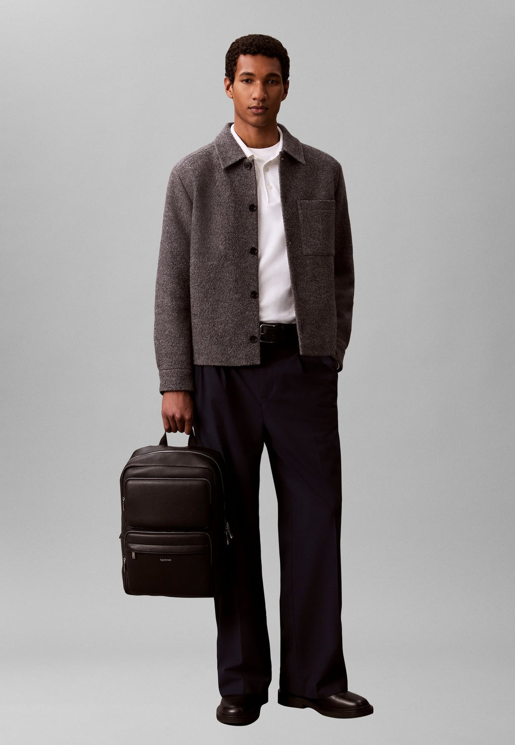 Calvin KleinRAISED LOGO STRUCTURED BACKPACK - Tagesrucksack