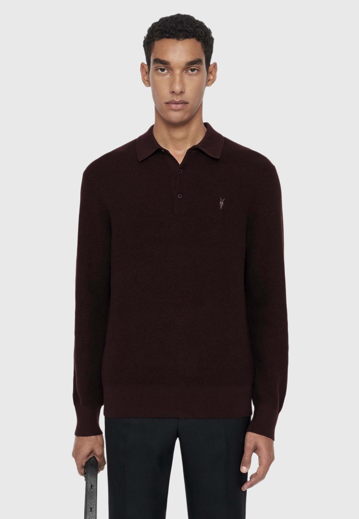 AllSaintsASPEN LS POLO. - Langarmshirt