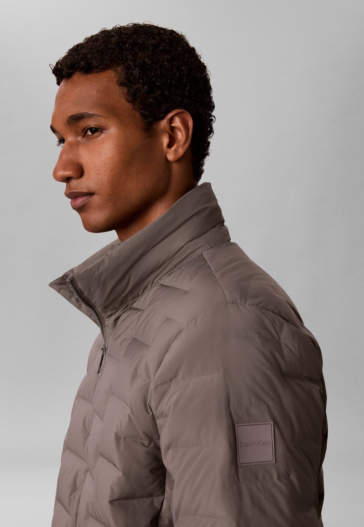 Calvin KleinQUILTED FUNNEL NECK PUFFER JACKET - Daunenjacke