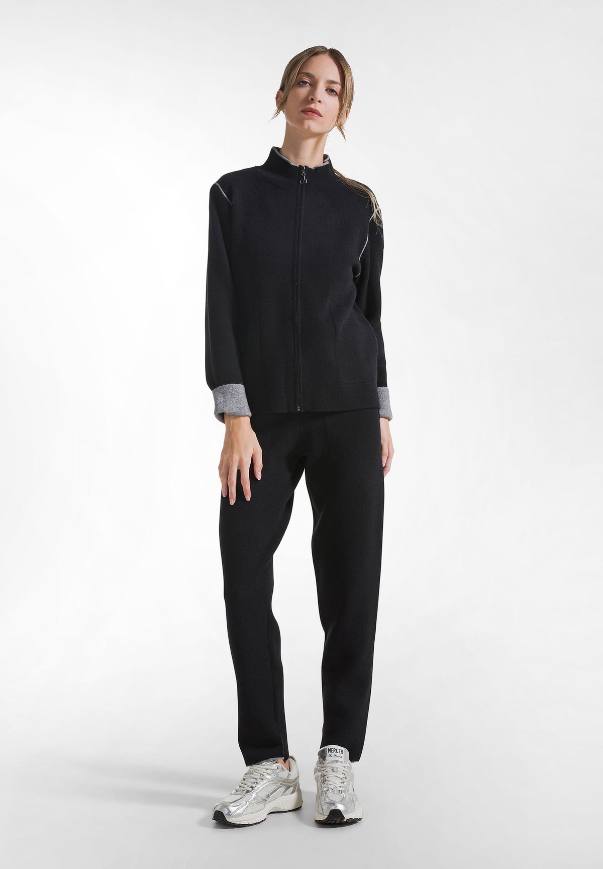 DehaBI-COLOUR TURTLENECK SWEATER - SWEATER - Strickjacke