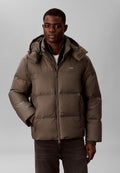 Calvin KleinREMOVABLE HOOD LOGO PUFFER JACKET - Daunenjacke