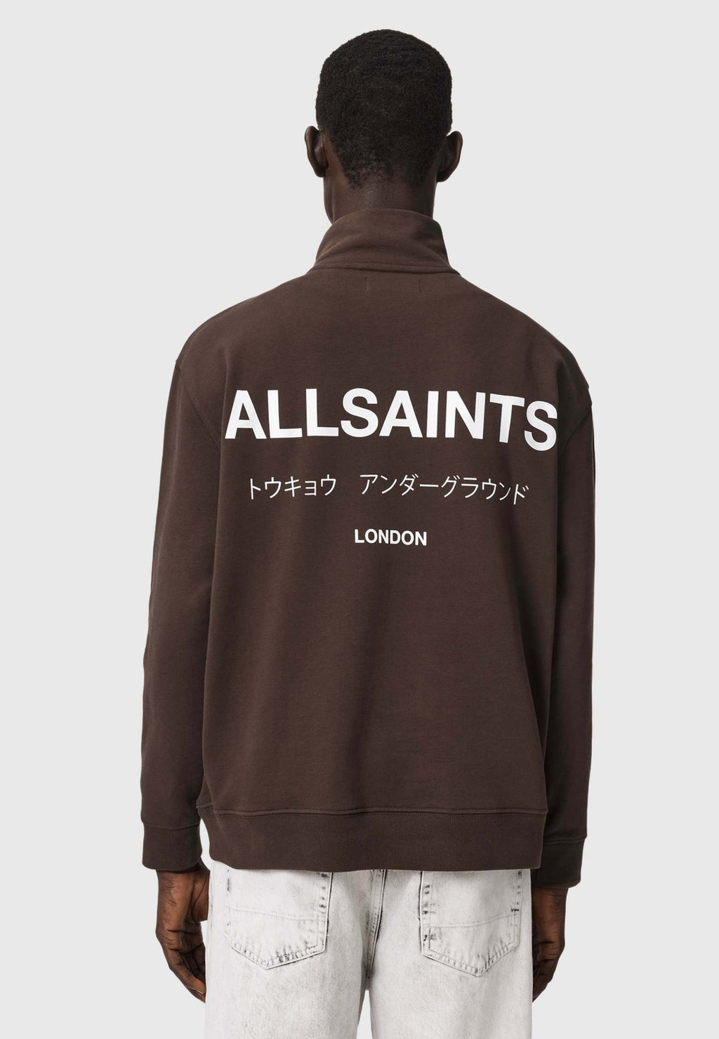 AllSaintsUNDERGROUND HALF ZIP - Sweatshirt