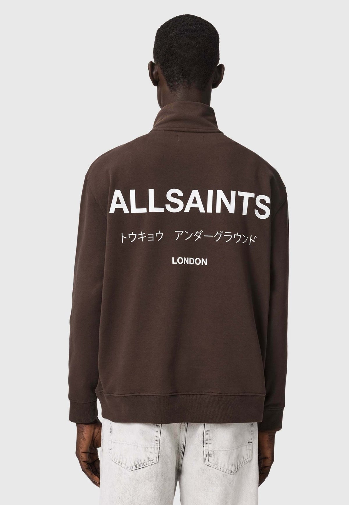 AllSaintsUNDERGROUND HALF ZIP - Sweatshirt