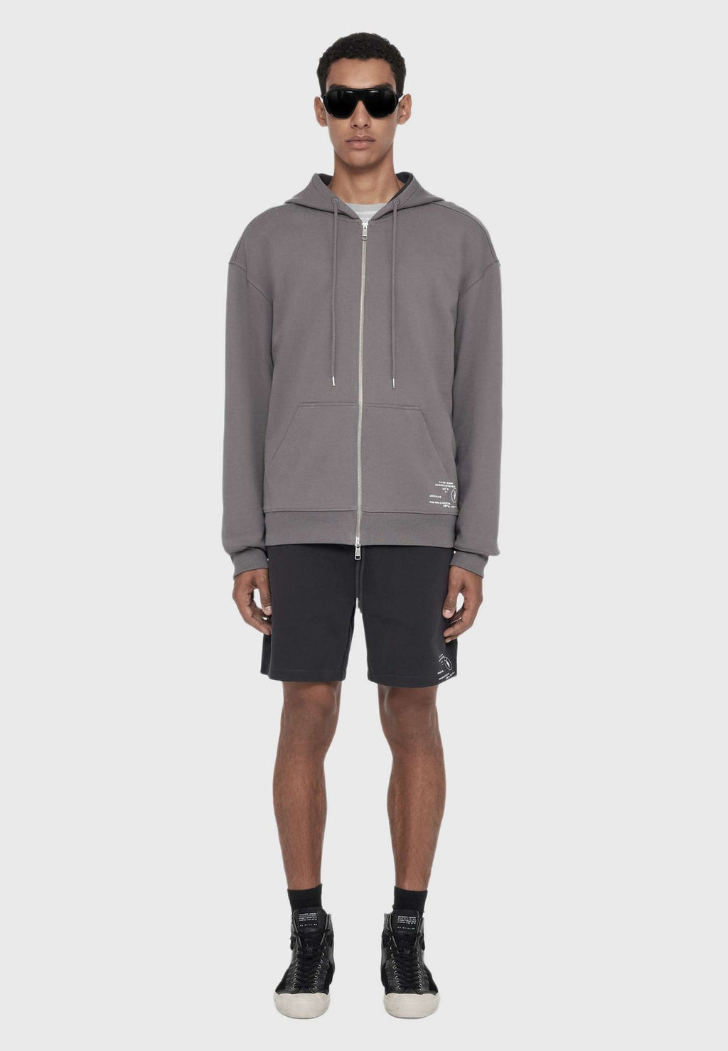 AllSaintsRAPHY ZIP HOODY . - Sweatjacke