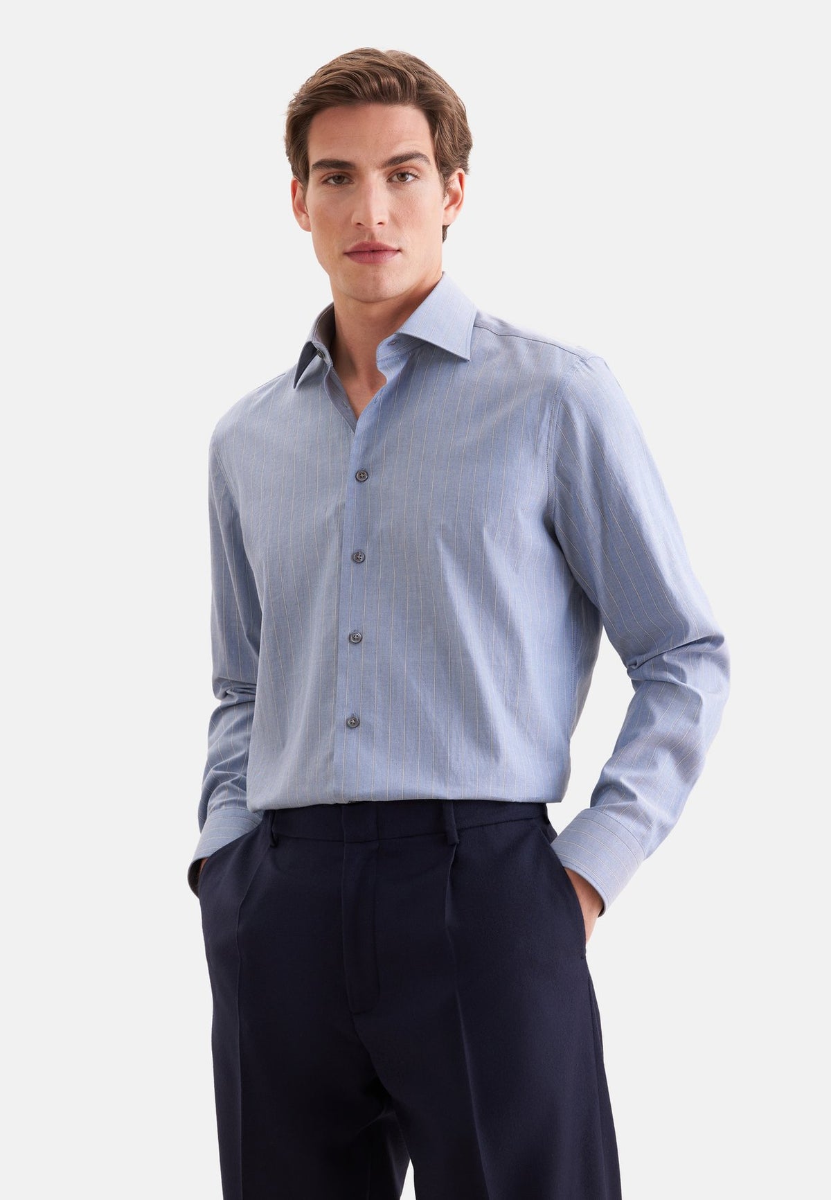 SeidenstickerREGULAR - CHAMBRAY - Hemd