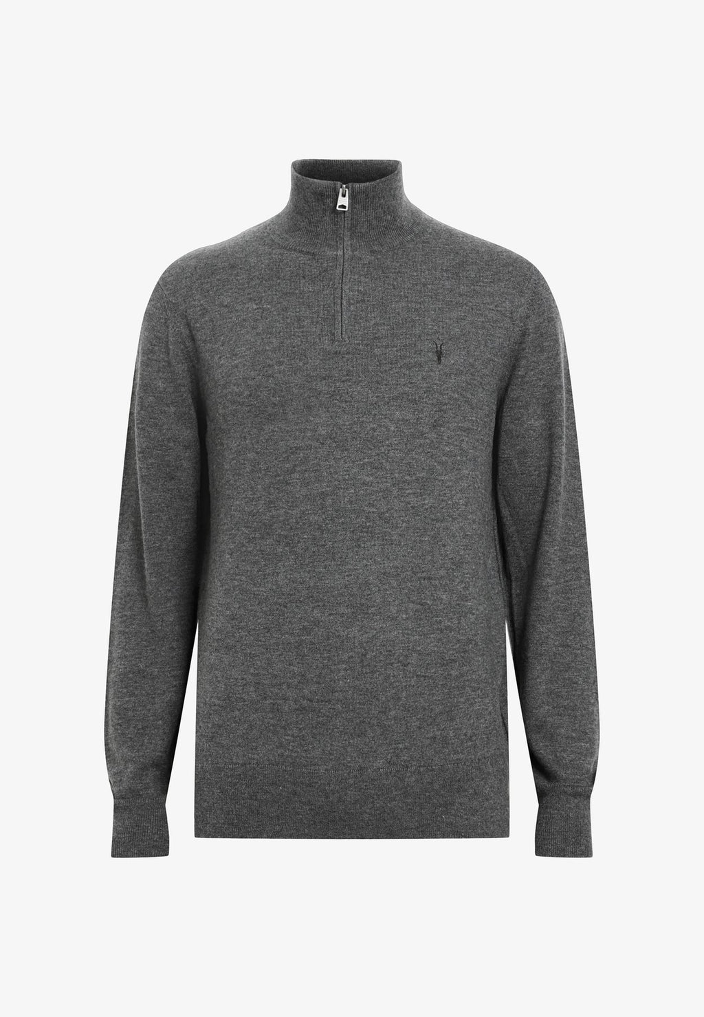 AllSaintsKILBURN ZIP FUNNEL - Strickpullover