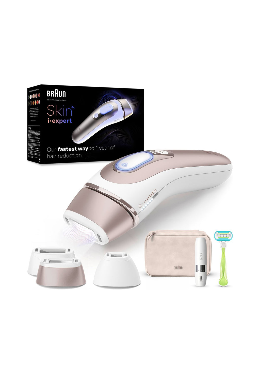 BraunBRAUN IPL SYSTEM - SKIN I-EXPERT PRO - PL7249 - WHITE/BRONZE - Epilierer