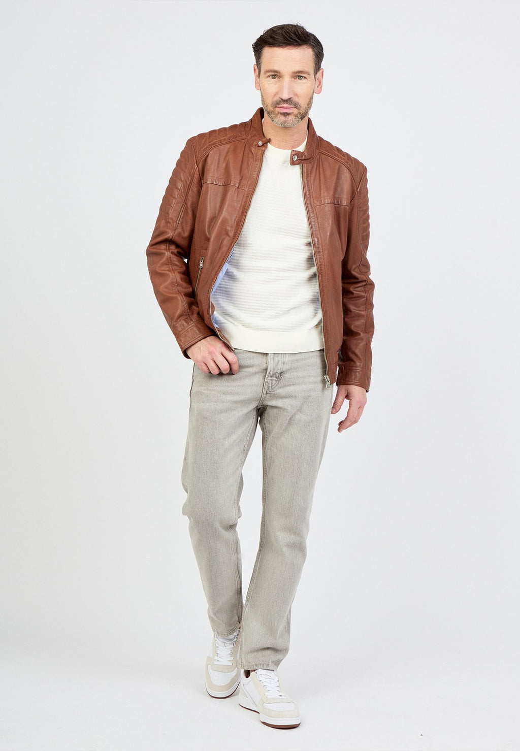 JCCMIT HANDYTASCHE - Lederjacke