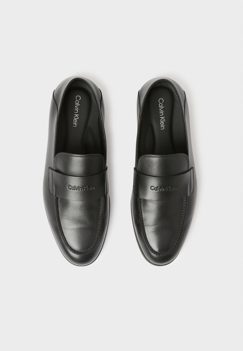 Calvin KleinEXCLUSIVE LEATHER LOW PROFILE PENNY STRAP LOAFERS - Slipper