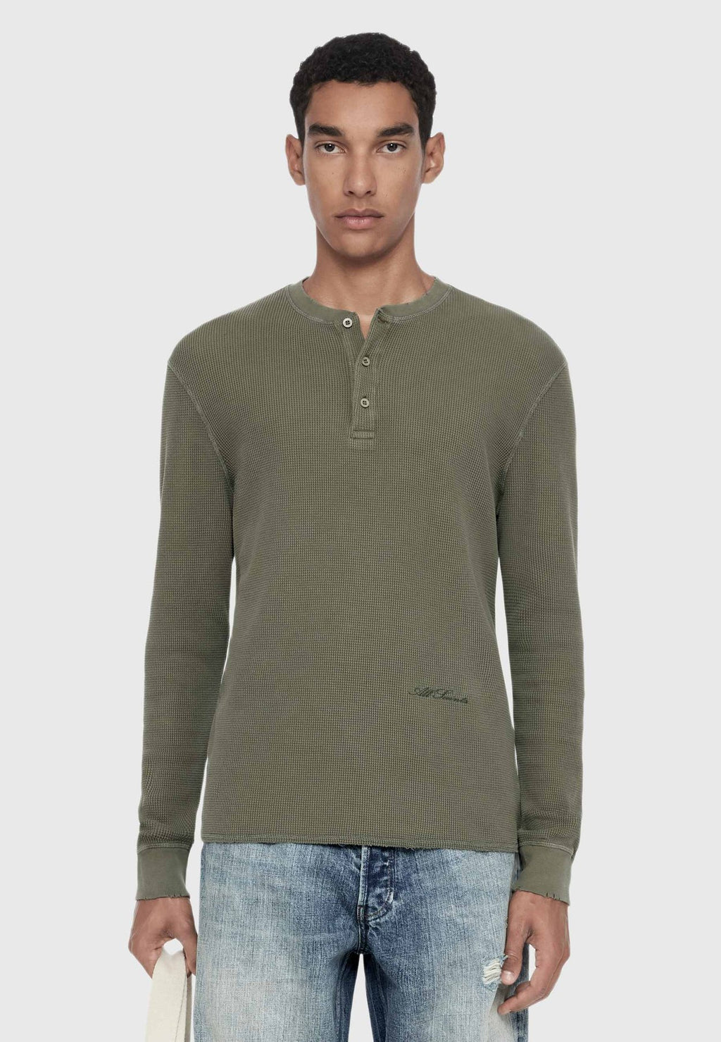 AllSaintsRAINE LS HENLEY . - Langarmshirt