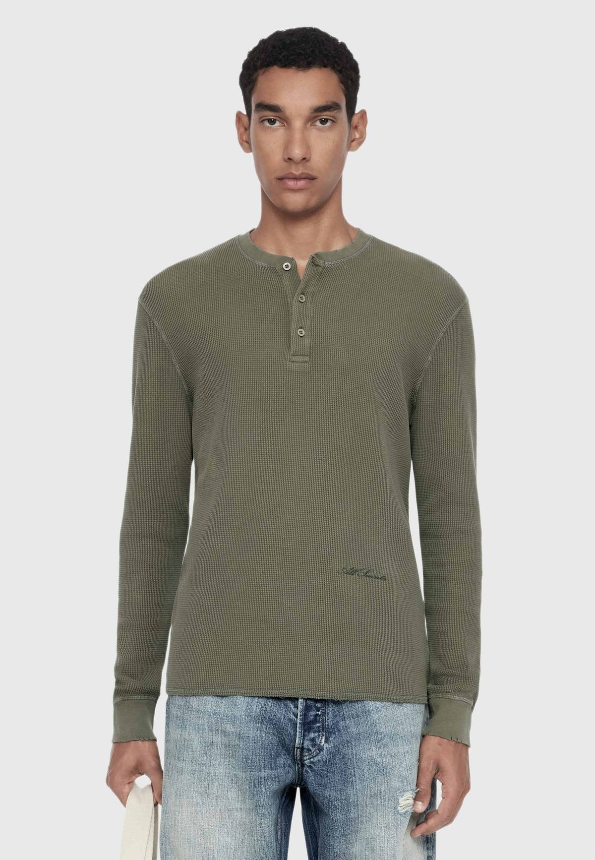 AllSaintsRAINE LS HENLEY . - Langarmshirt