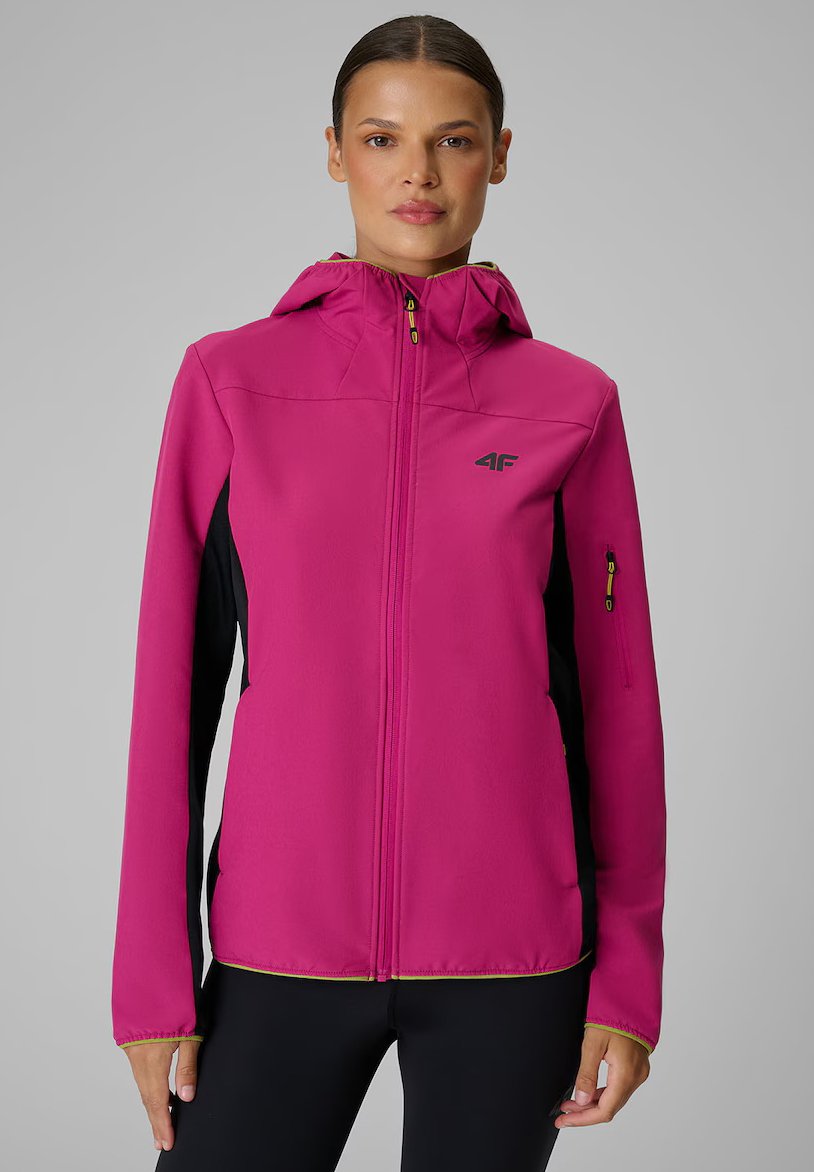 4F4F KURTKA SOFTSHELL WIATROODPORNA DAMSKA - Softshelljacke