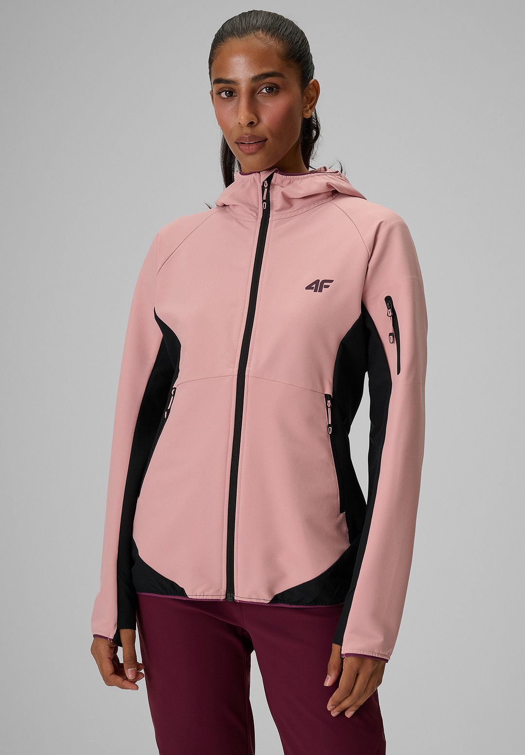 4FKURTKA SOFTSHELL WIATROODPORNA DAMSKA - Softshelljacke