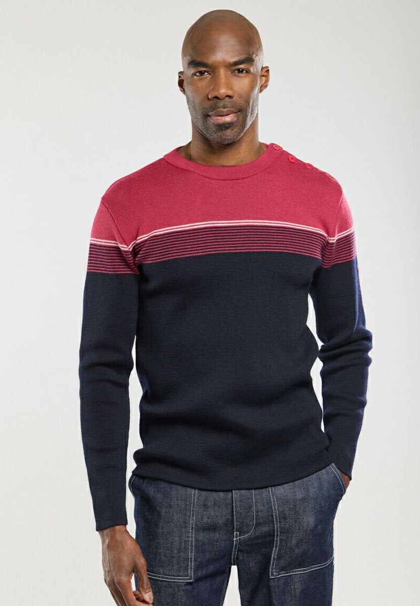 Armor lux2COLORS MARINE PULLOVER - Strickpullover