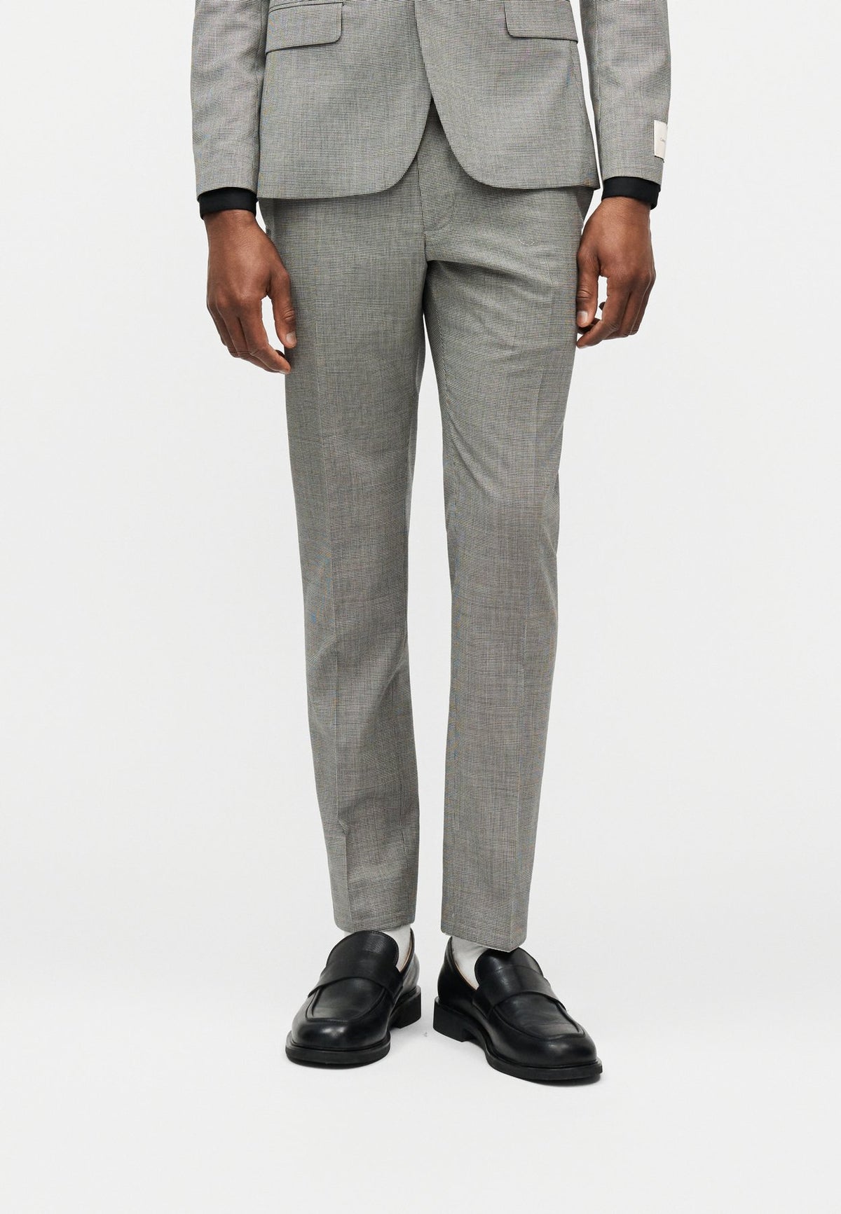 Calvin KleinHOUNDSTOOTH SLIM TROUSER - Anzughose